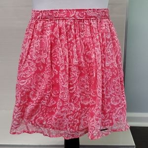 Abercrombie & Fitch Bandana Print Skater Skirt